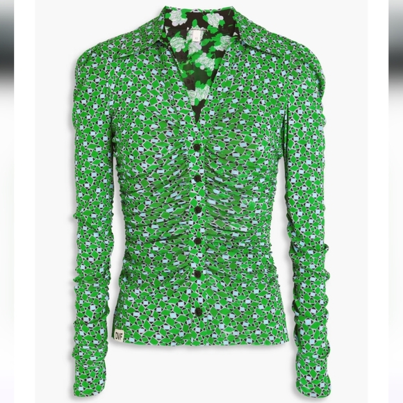 DVF Reversible Ruched Top - Picture 6 of 6